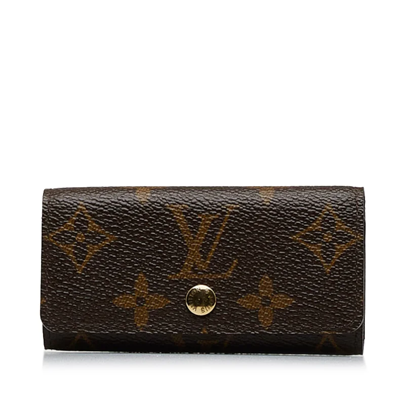 LOUIS VUITTON Monogram 4 Key Holder