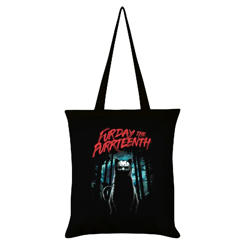 Grindstore Furday The Purrteenth Tote Bag