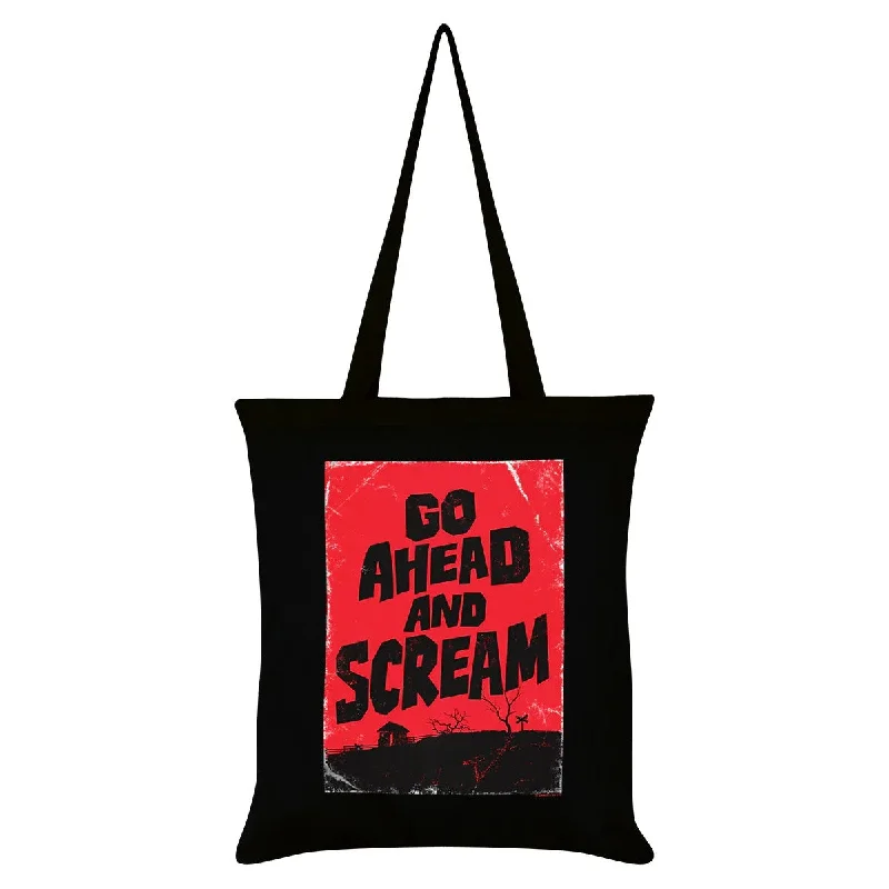 Grindstore Go Ahead And Scream Horror Tote Bag