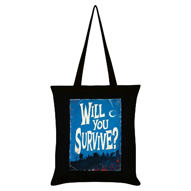 Grindstore Will You Survive? Horror Tote Bag