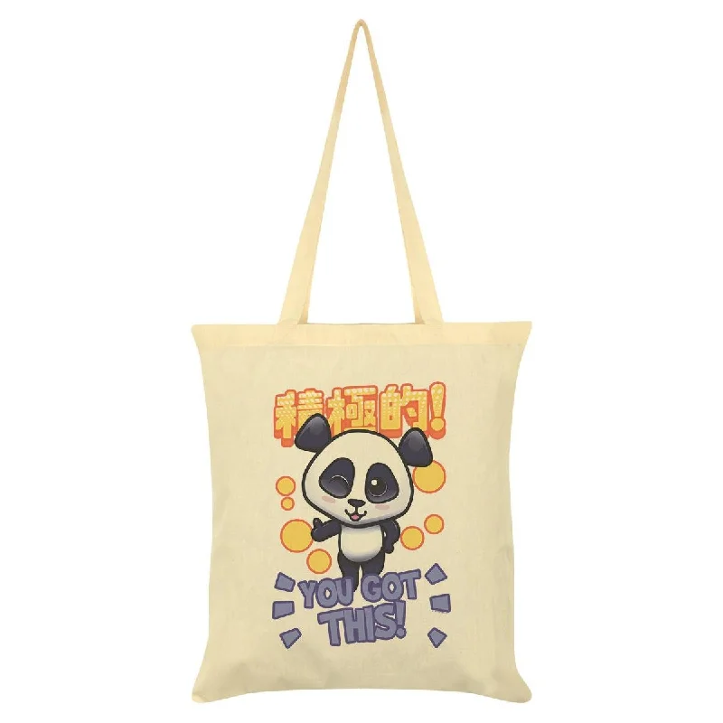 Handa Panda You Got This Tote Bag