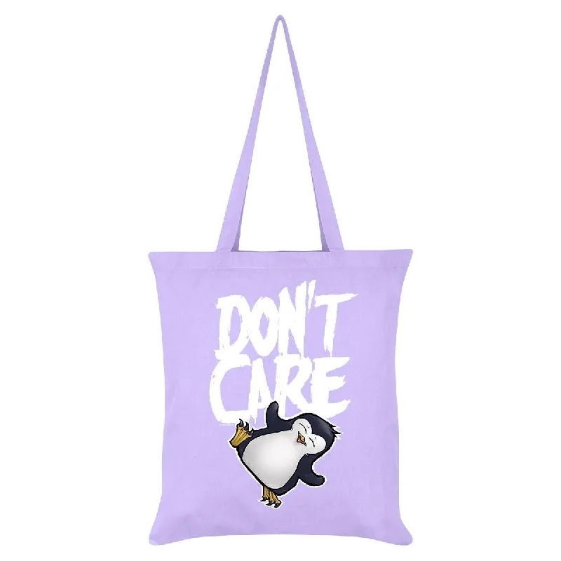 Psycho Penguin Don`t Care Tote Bag