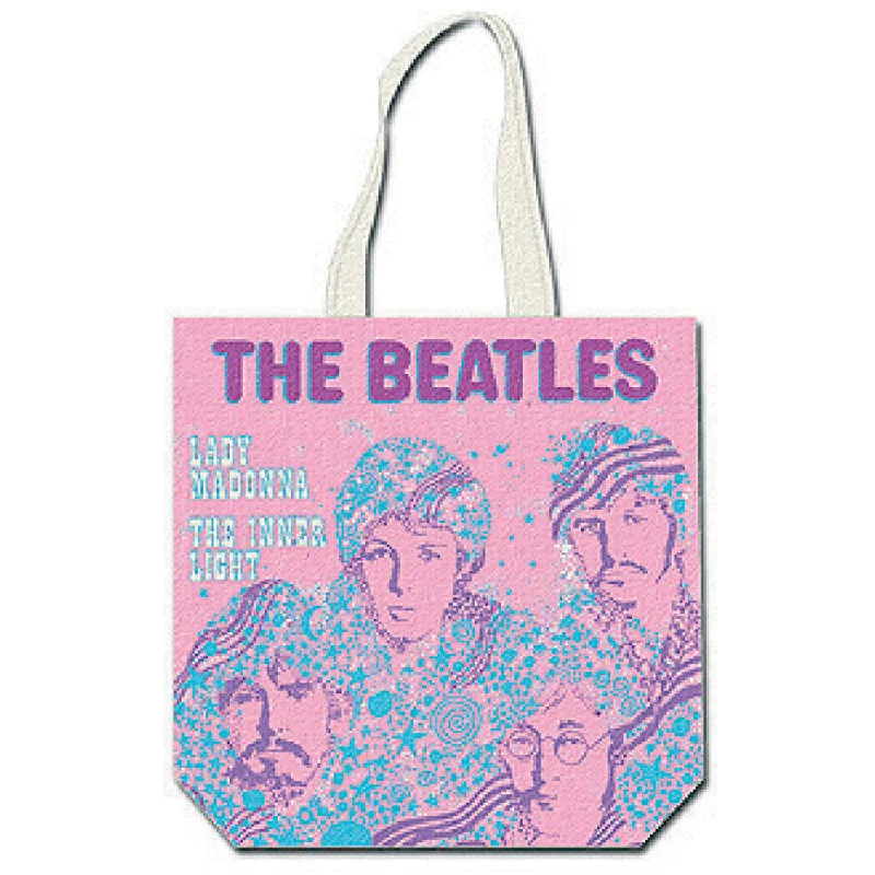 The Beatles Lady Madonna Back Print Cotton Tote Bag