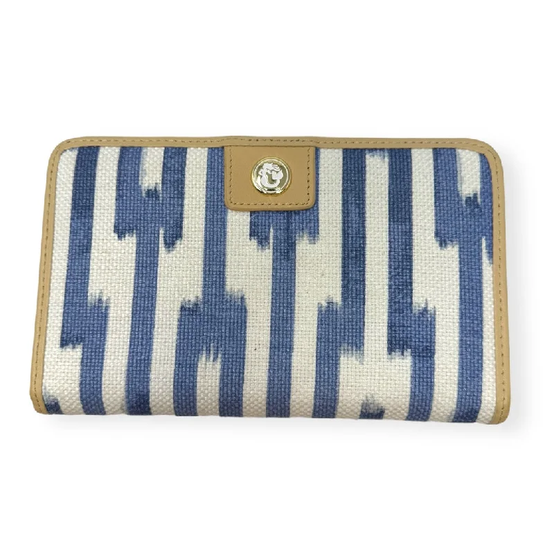 Oyster Alley Linen Snap Bifold Wallet Spartina, Size Large