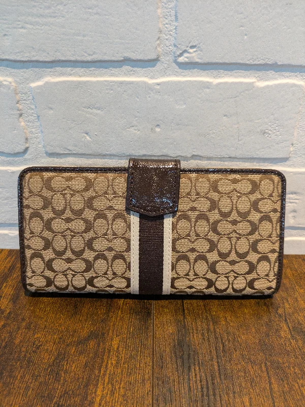 Wallet Designer Coach, Size Large