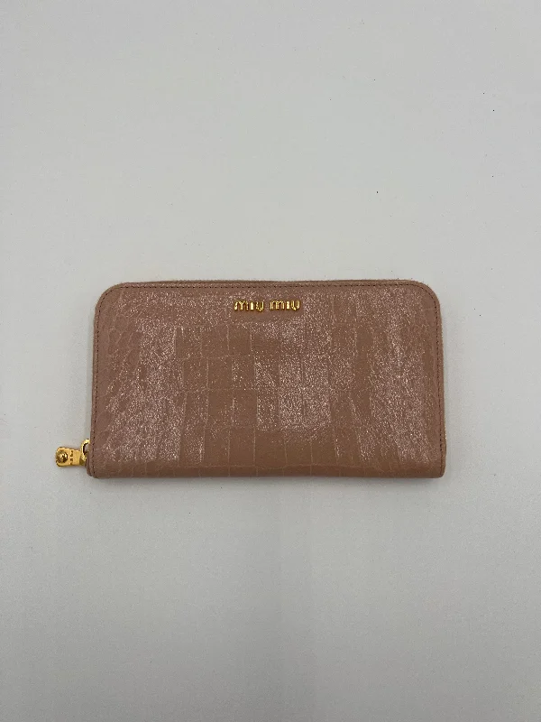 Wallet Designer Miu Miu, Size Large