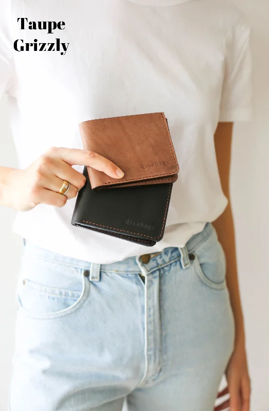 Billfold Unisex Small Leather Wallets