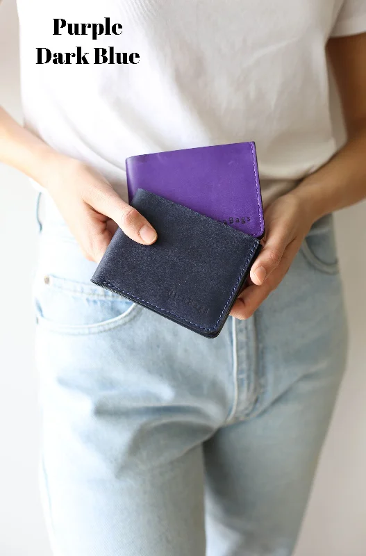 Billfold Unisex Small Leather Wallets