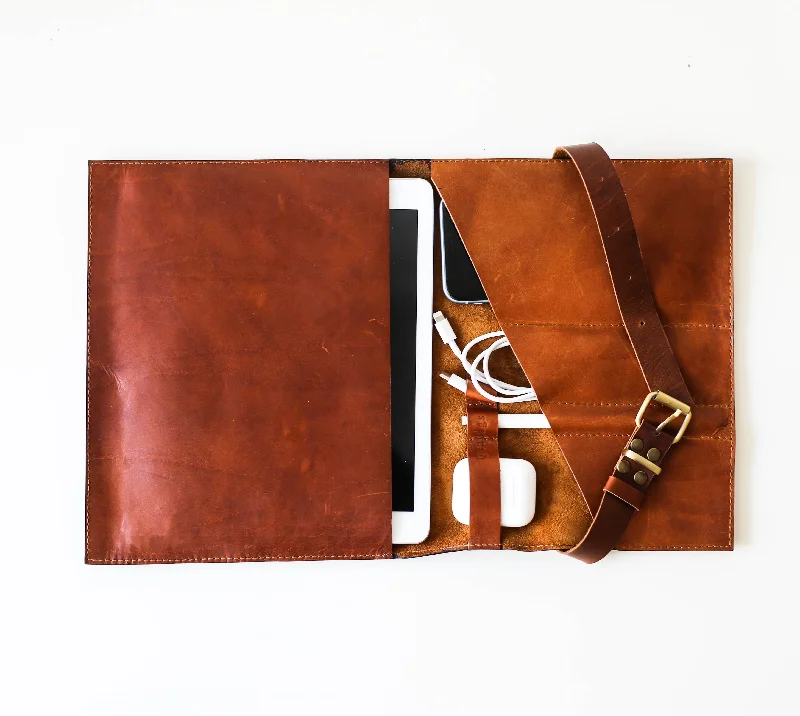 Brown iPad Leather Case