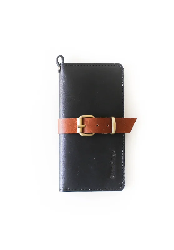 Women's Bifold Leather Wallet - Dual Color - N01