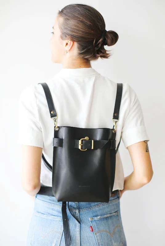 Small Black Leather Bag