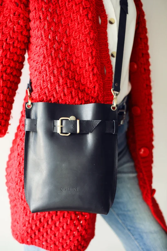 Small Black Leather Bag