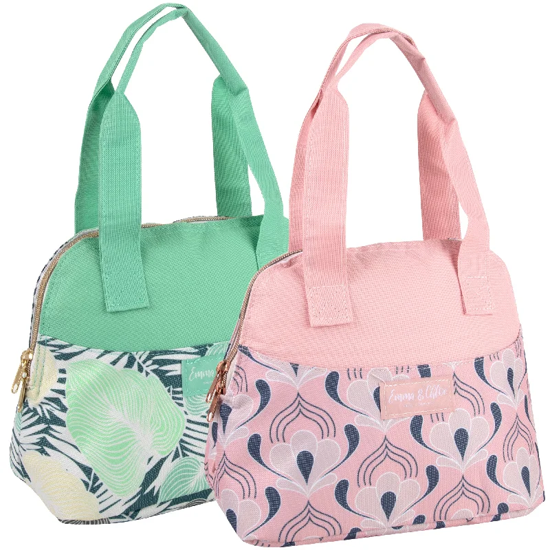 Fridge Pak Printed Cooler Lunch bags - 2 Floral Prints