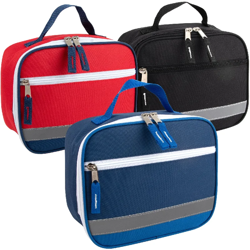 Fridge Pak Reflective Strap Lunch Bag - 3 Colors