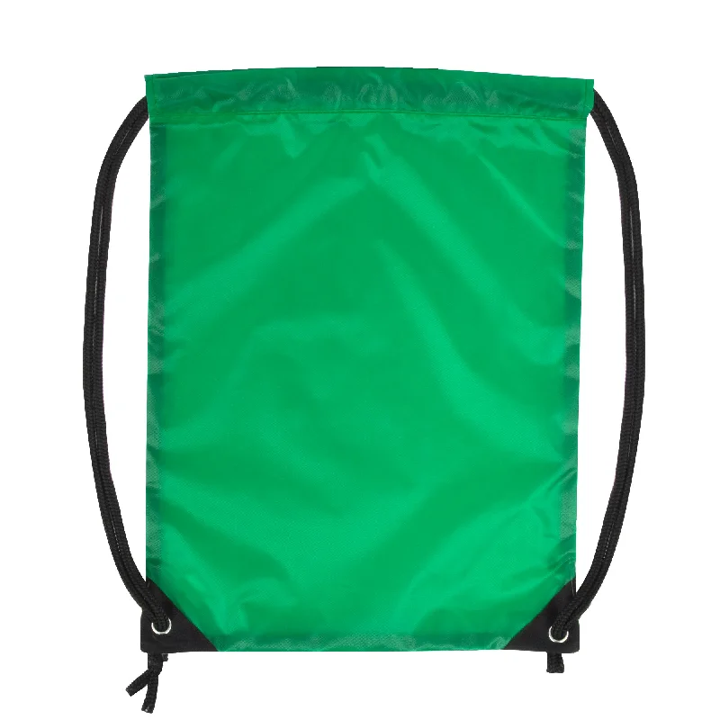 Wholesale 18 Inch Basic Drawstring Bag - Green