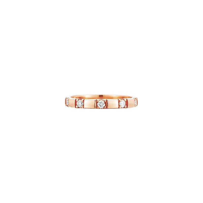 14 Karat Rose Gold ADALADE Ring with Round Diamond