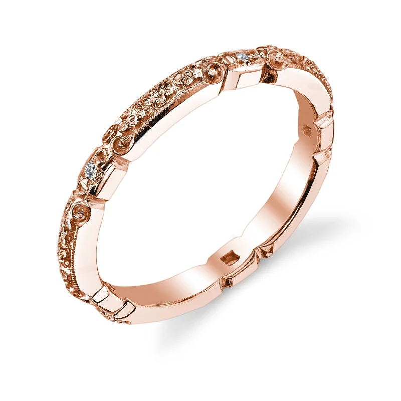 18K Rose Gold / Antiqued / 4