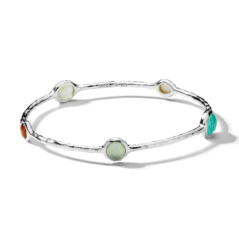 IPPOLITA Wonderland 5-Stone Bangle in Fresco