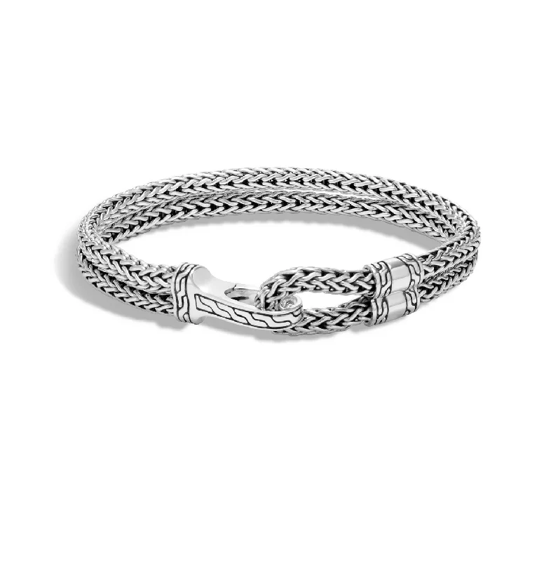 John Hardy Men's Classic Chain Hook Station Bracelet