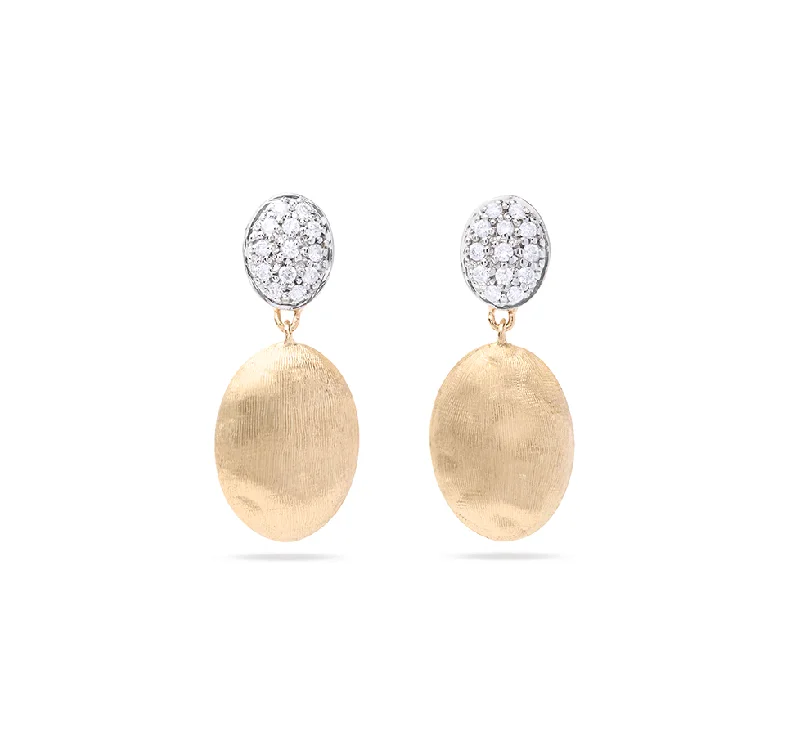 Marco Bicego Siviglia Mixed Metals Diamond Dangle Earrings