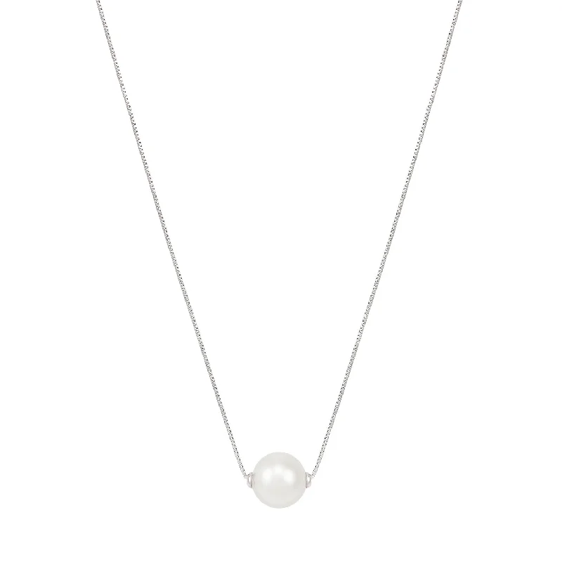 Sabel Pearl 14K White Gold 8.5-9mm White Pearl Necklace