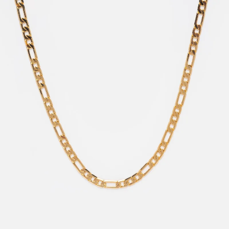 Thick Gold Figaro Chain