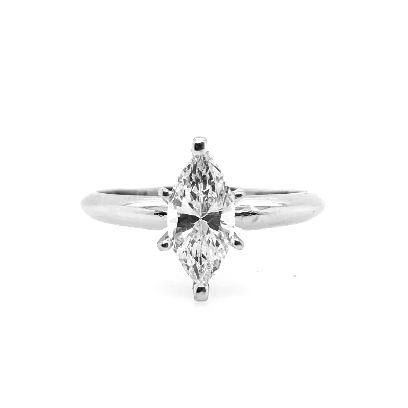 White Gold Solitaire Engagement Ring