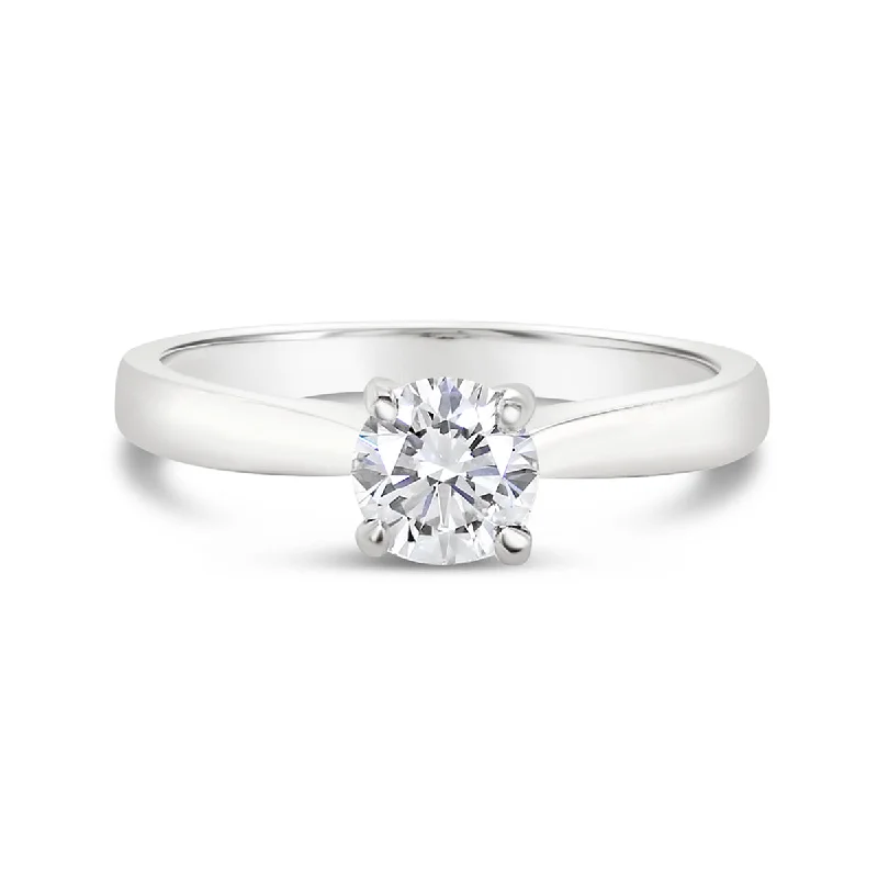 White Gold Solitaire Engagement Ring