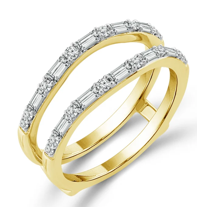 Bremer Jewelry Guard Diamond Wedding Ring in 10K Yellow Gold (0.50ctw)