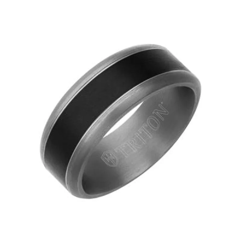 Men's 8mm Tantalum Wedding Band