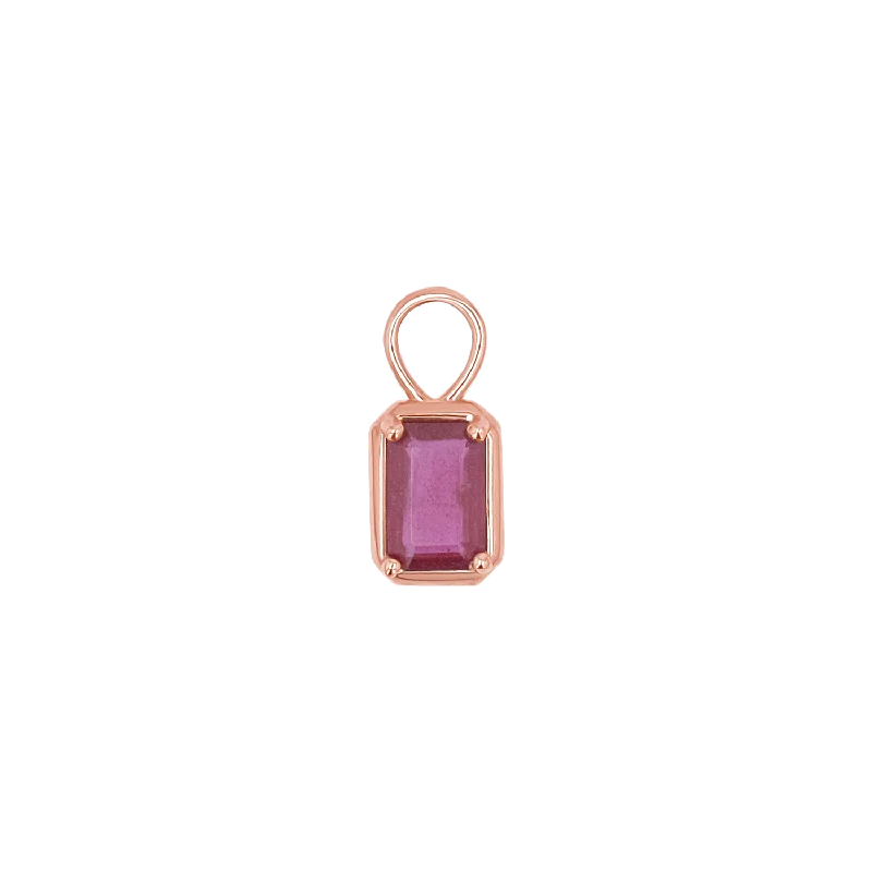 14K Rose Gold / Ruby