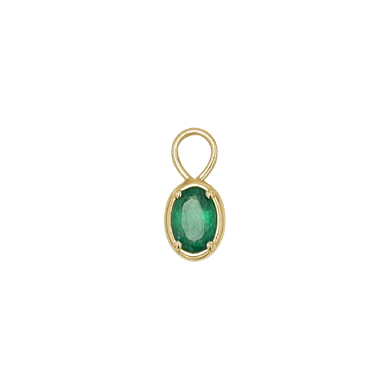 14K Yellow Gold / Emerald