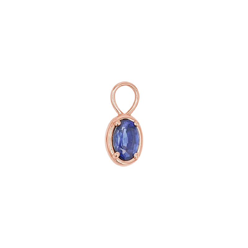 14K Rose Gold / Blue Sapphire