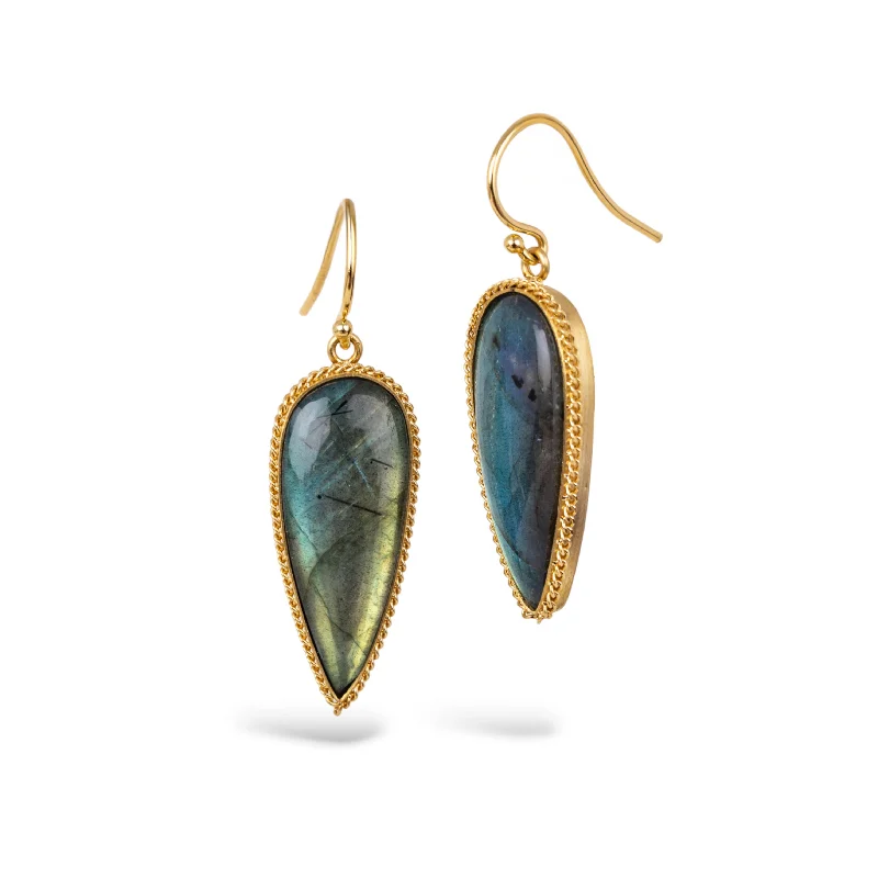 Labradorite Galaxy Earrings