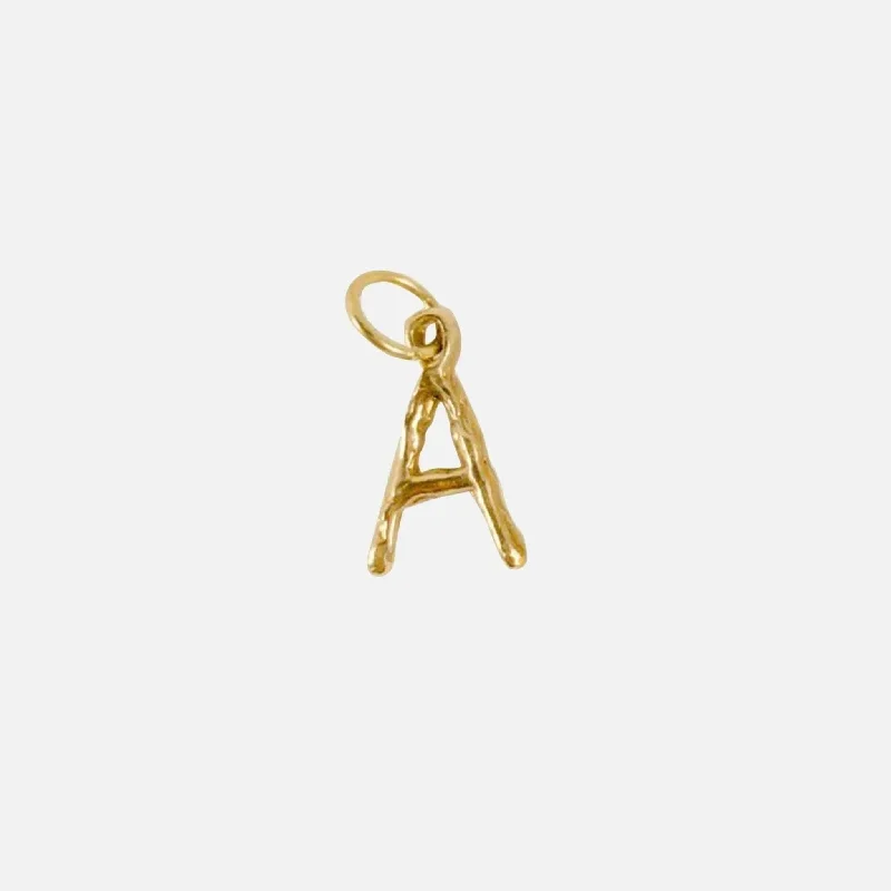 Letter Charm in Gold