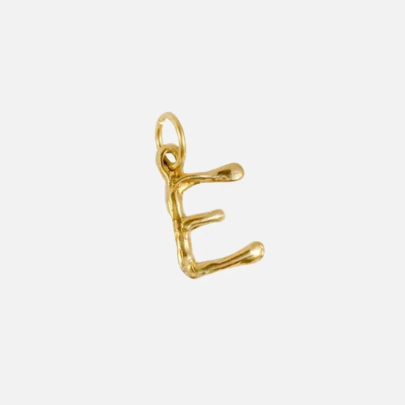 14k Yellow Gold / E