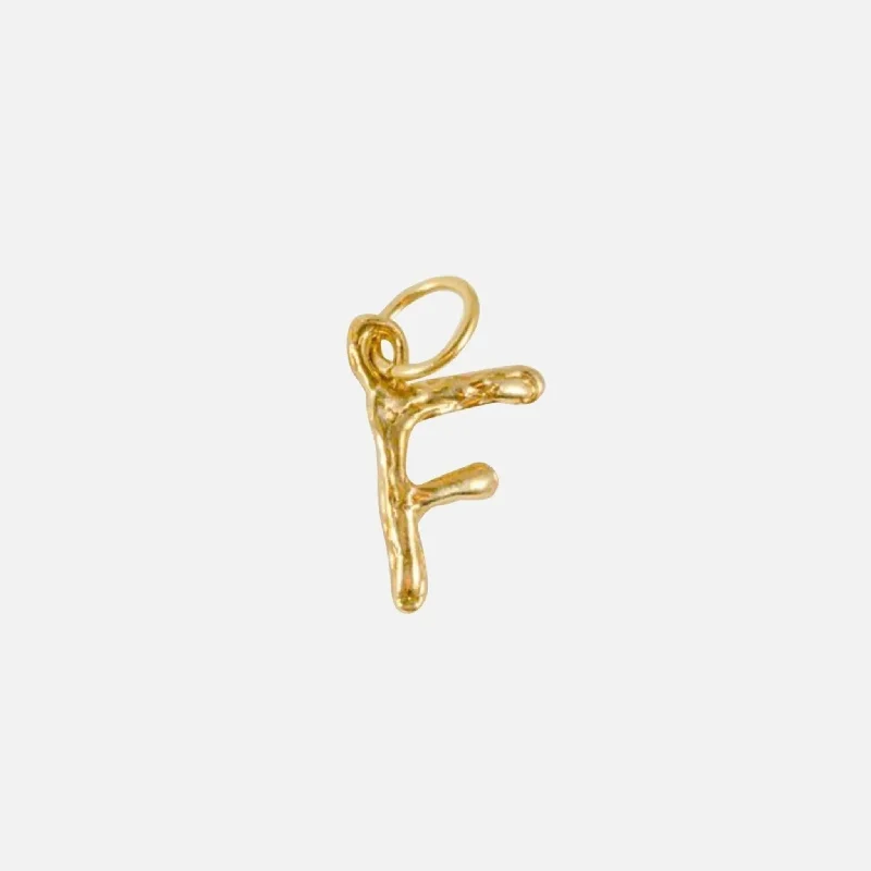 14k Yellow Gold / F