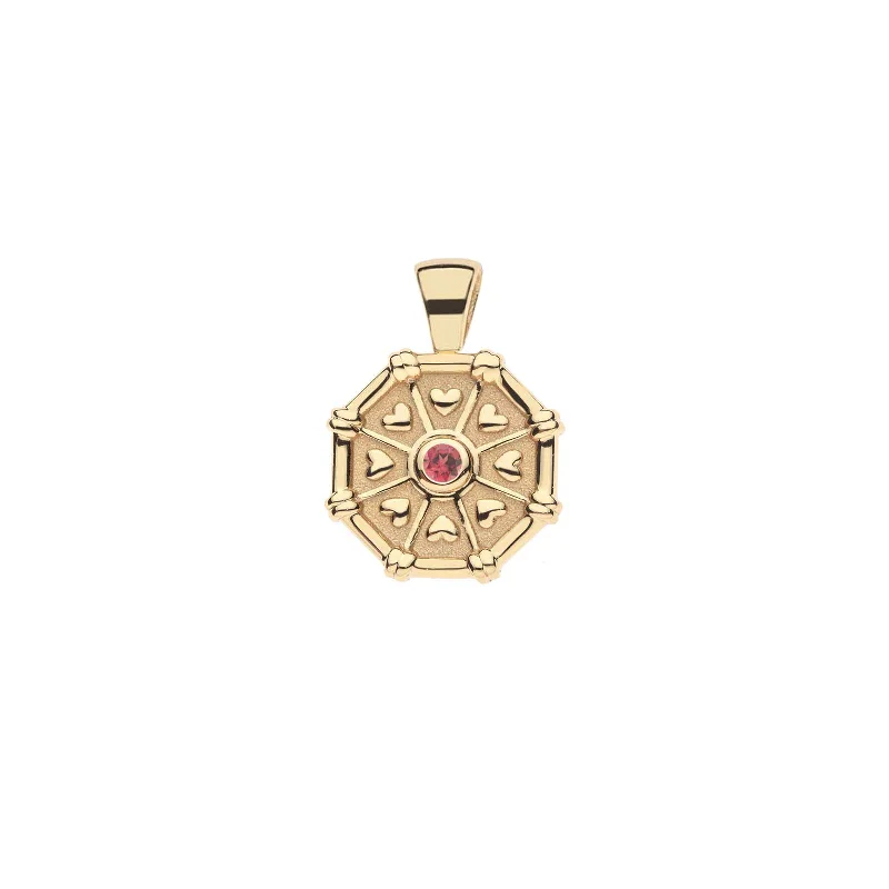 LUCKY Octagon Birthstone Pendant