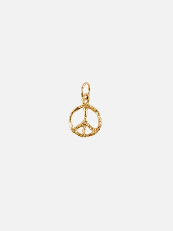 Peace Charm in Gold