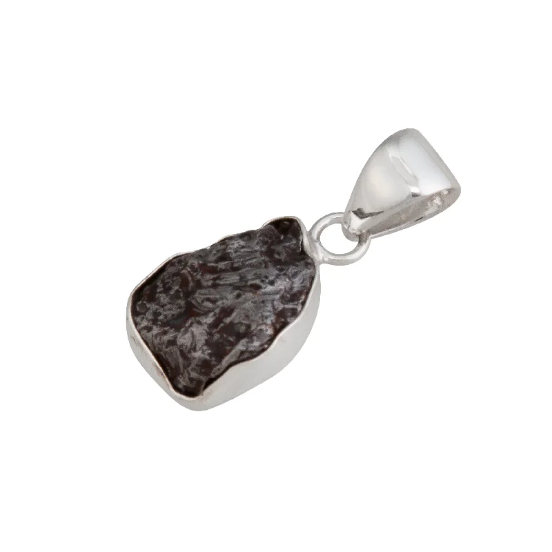 Sterling Silver Meteorite Pendant