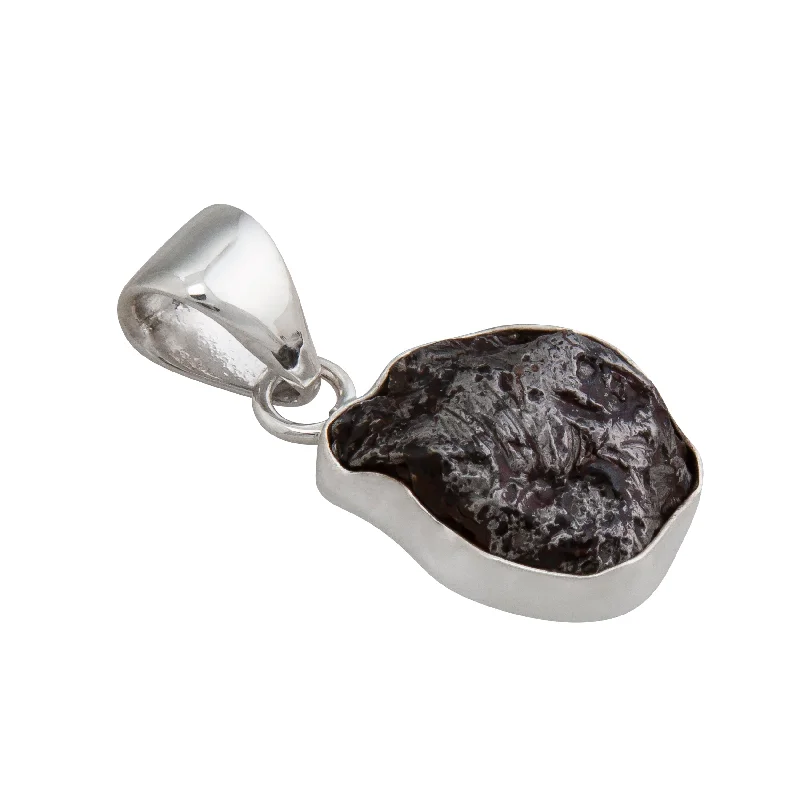 Sterling Silver Meteorite Pendant