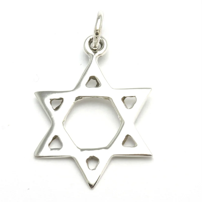 Sterling Silver Jewish Star of David Classic Pendant